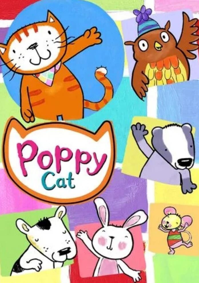 波比猫Poppy Cat 绘本动画中文版第一季1-52集下载 FLV格式1104×622