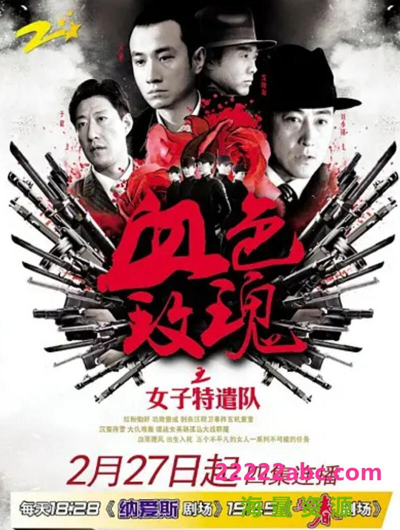 超清720P《铁血玫瑰》电视剧 全37集 国语中字