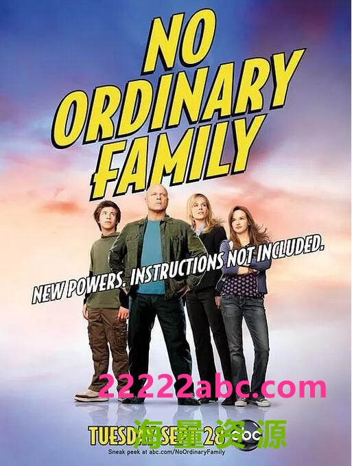 [非凡家庭No Ordinary Family 第一季][HD-R][中字][全20集打包]