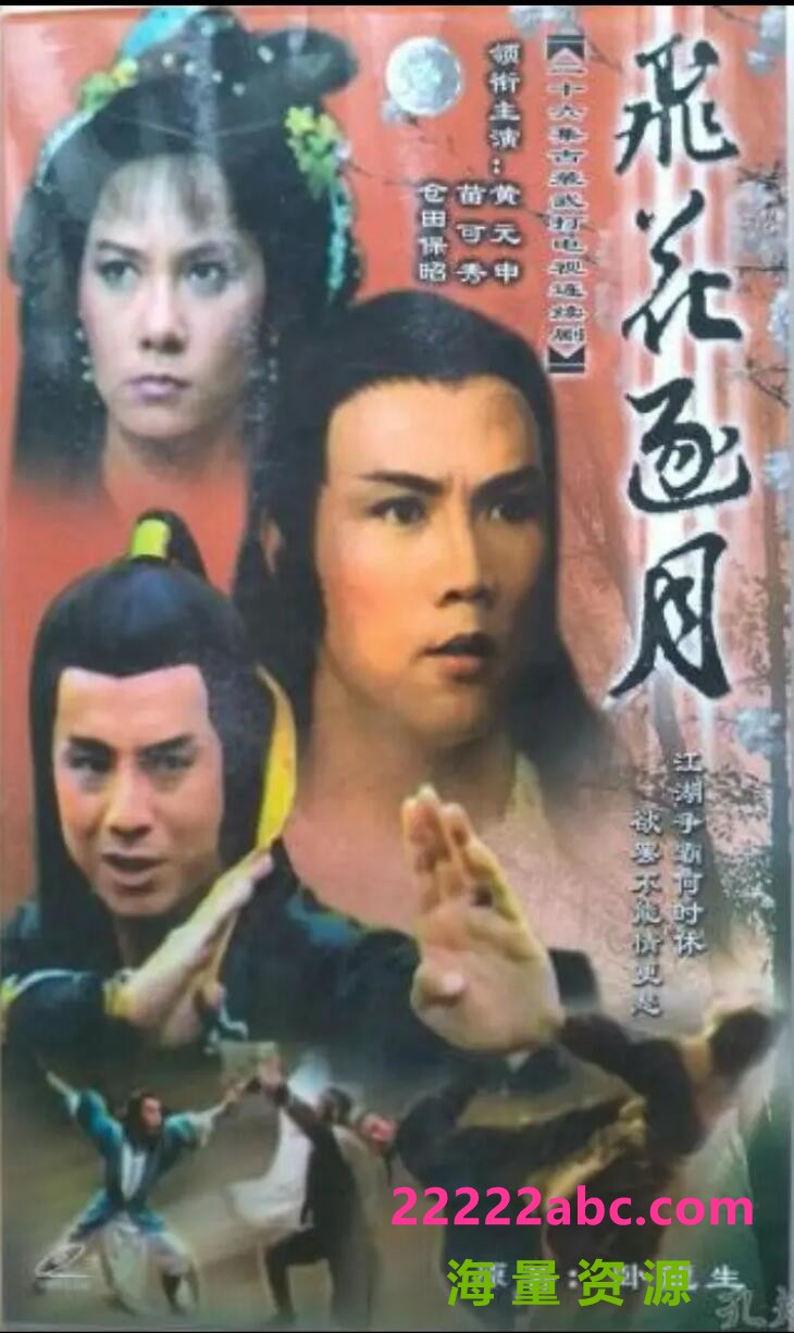 台剧[1985][飞花逐月][黄元申/苗可秀/仓田保昭/邹琳琳][国语无字][13 DVD5-VOB/54GB]